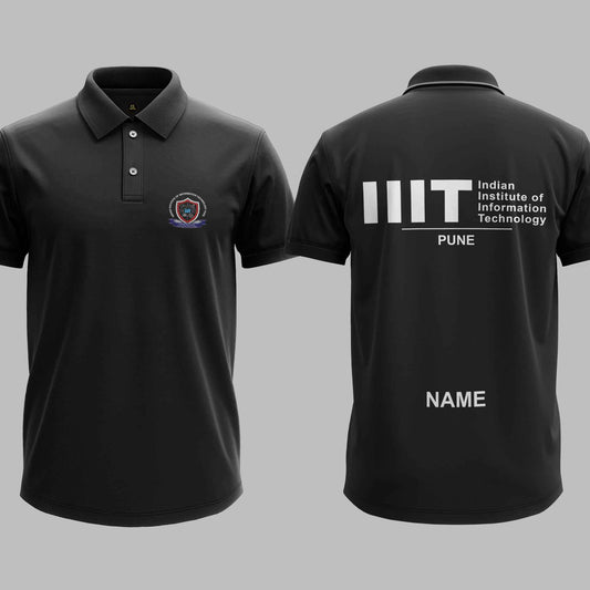 The IIIT Pune Minimalist Polo Tee - 200GSM