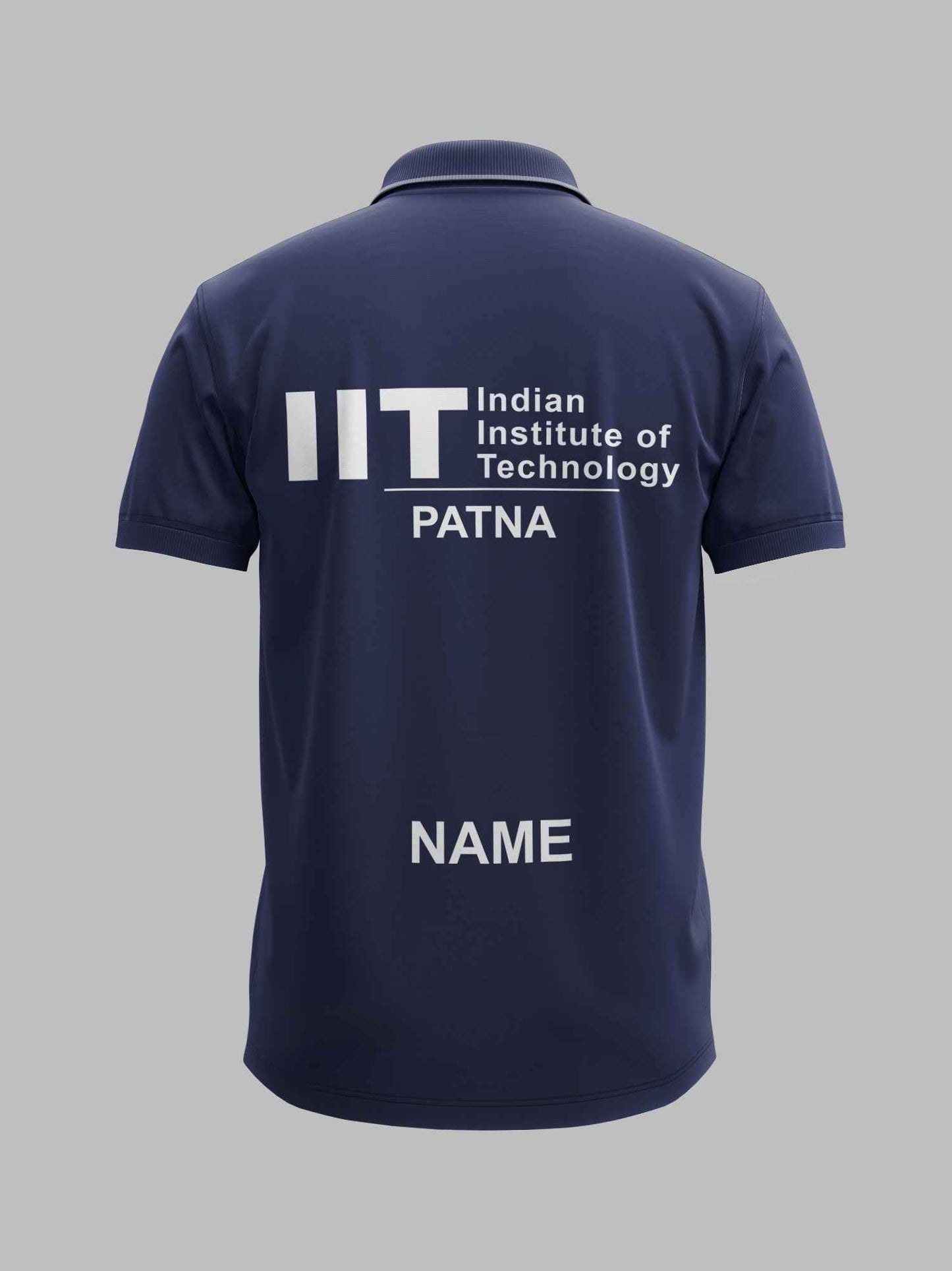 IIT Patna Minimalist polo tee – KS Verse – back view