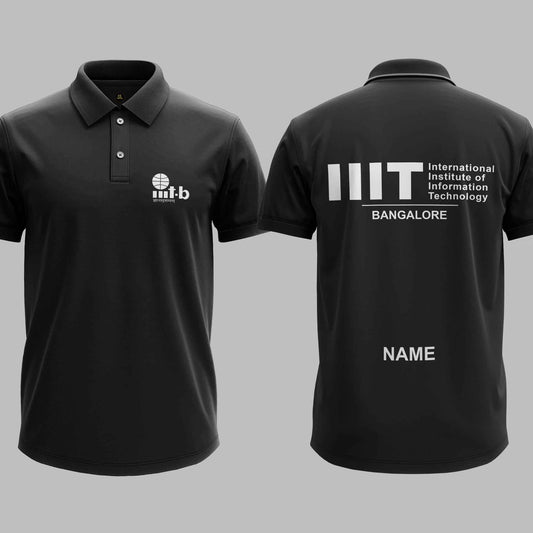 The IIIT Bangalore Minimalist Polo Tee - 200GSM