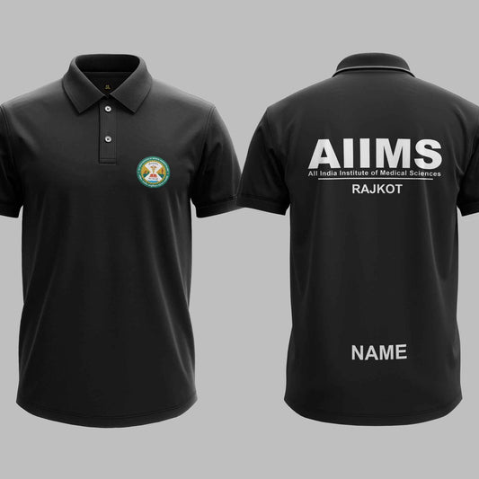 The AIIMS Rajkot Minimalist Polo Tee - 200GSM