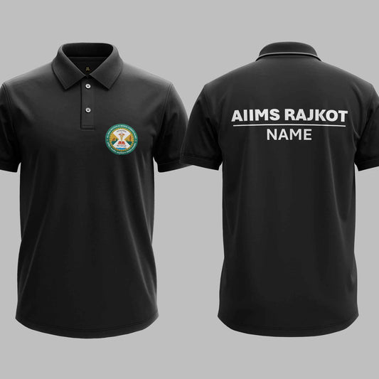 The AIIMS Rajkot Prestige Polo Tee - 200GSM