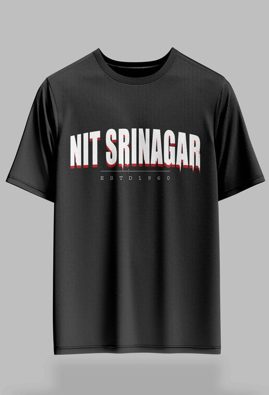 NIT Srinagar AOT Bloodline Drop – 240GSM Oversized Tee
