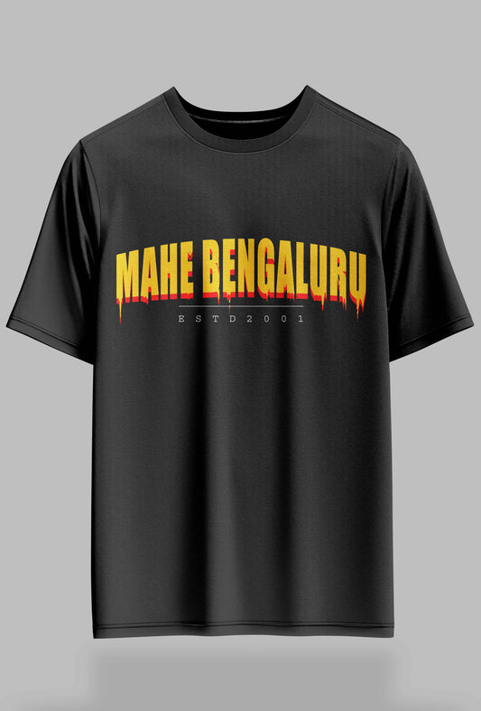 MAHE Bengaluru Gravity Drop - 240GSM Oversized Tee