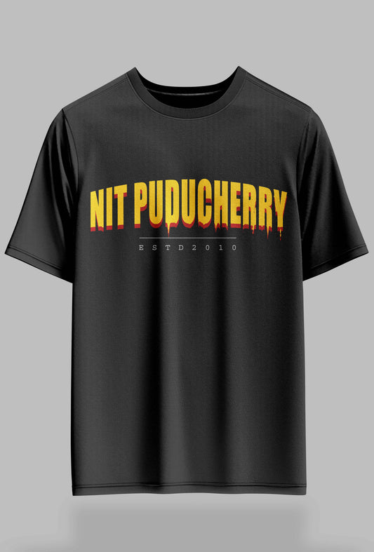 NIT Puducherry Gravity Drop - 240GSM Oversized Tee