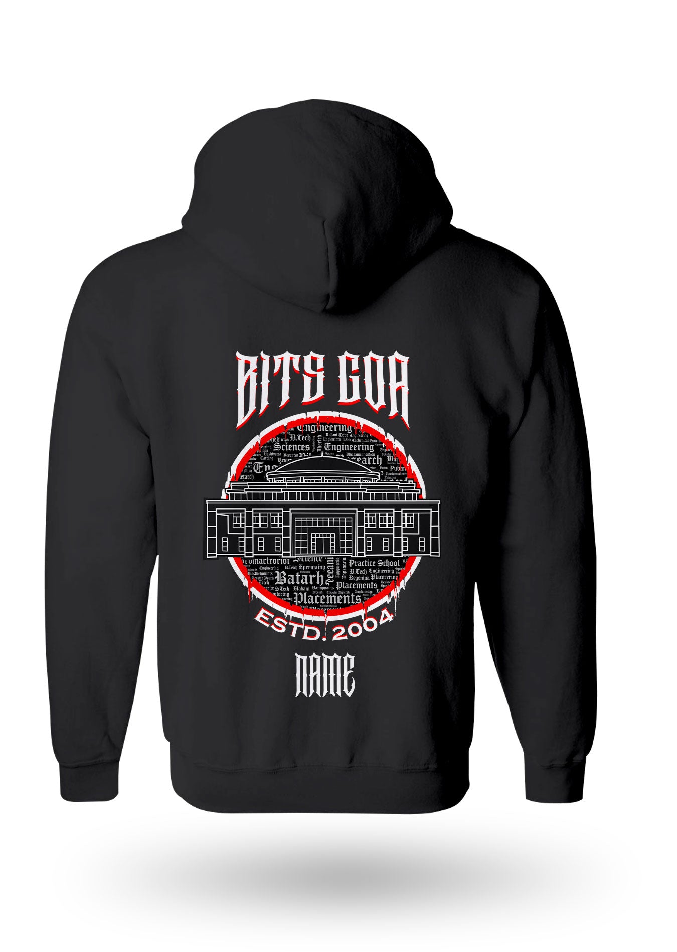 BITS Goa Legacy Armour Zipper Jacket (Print Your Name) – 320GSM