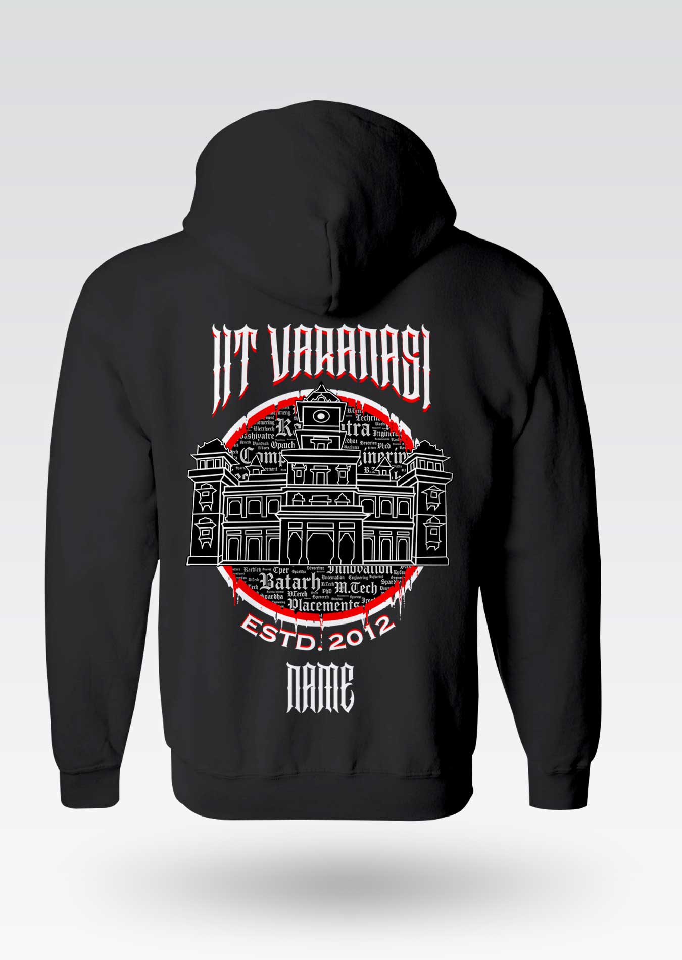IIT (BHU) Varanasi Legacy Armour Zipper Jacket (Print Your Name) – 320GSM