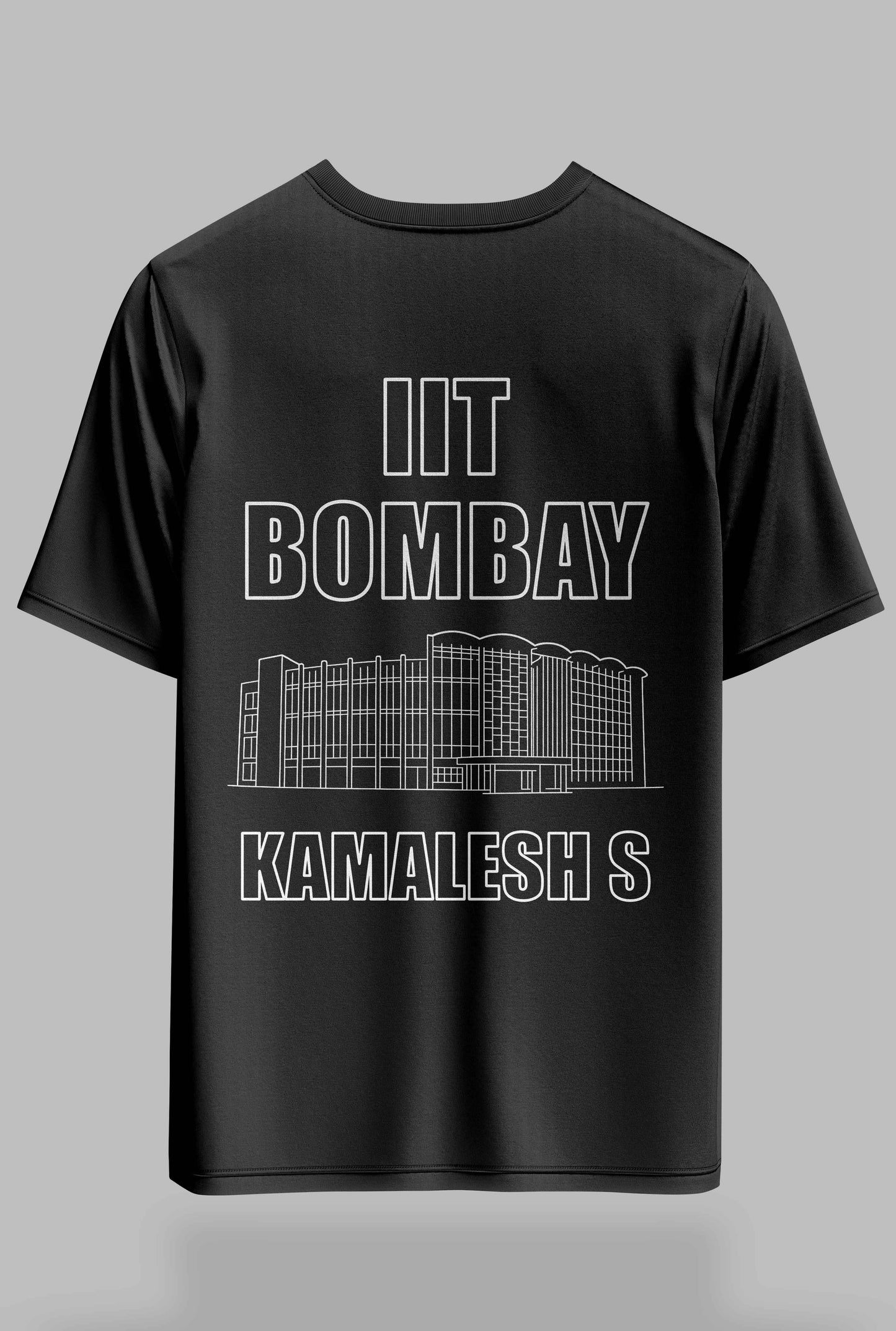 IIT Bombay Signature Drop (Print Your Name)– 240GSM Oversized Tee