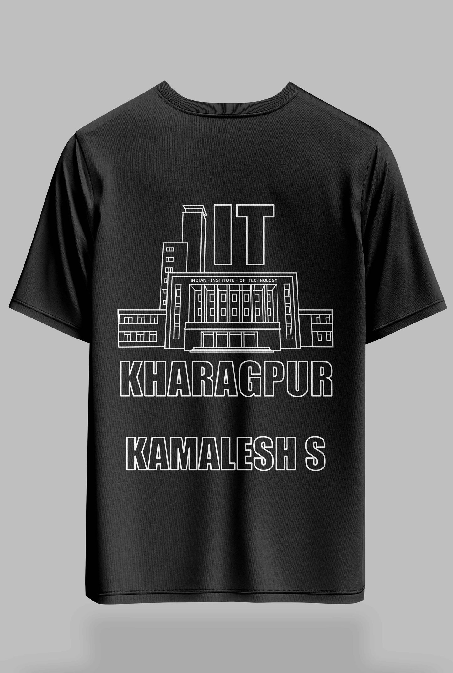 IIT Kharagpur Signature Drop (Print Your Name) – 240GSM Oversized Tee
