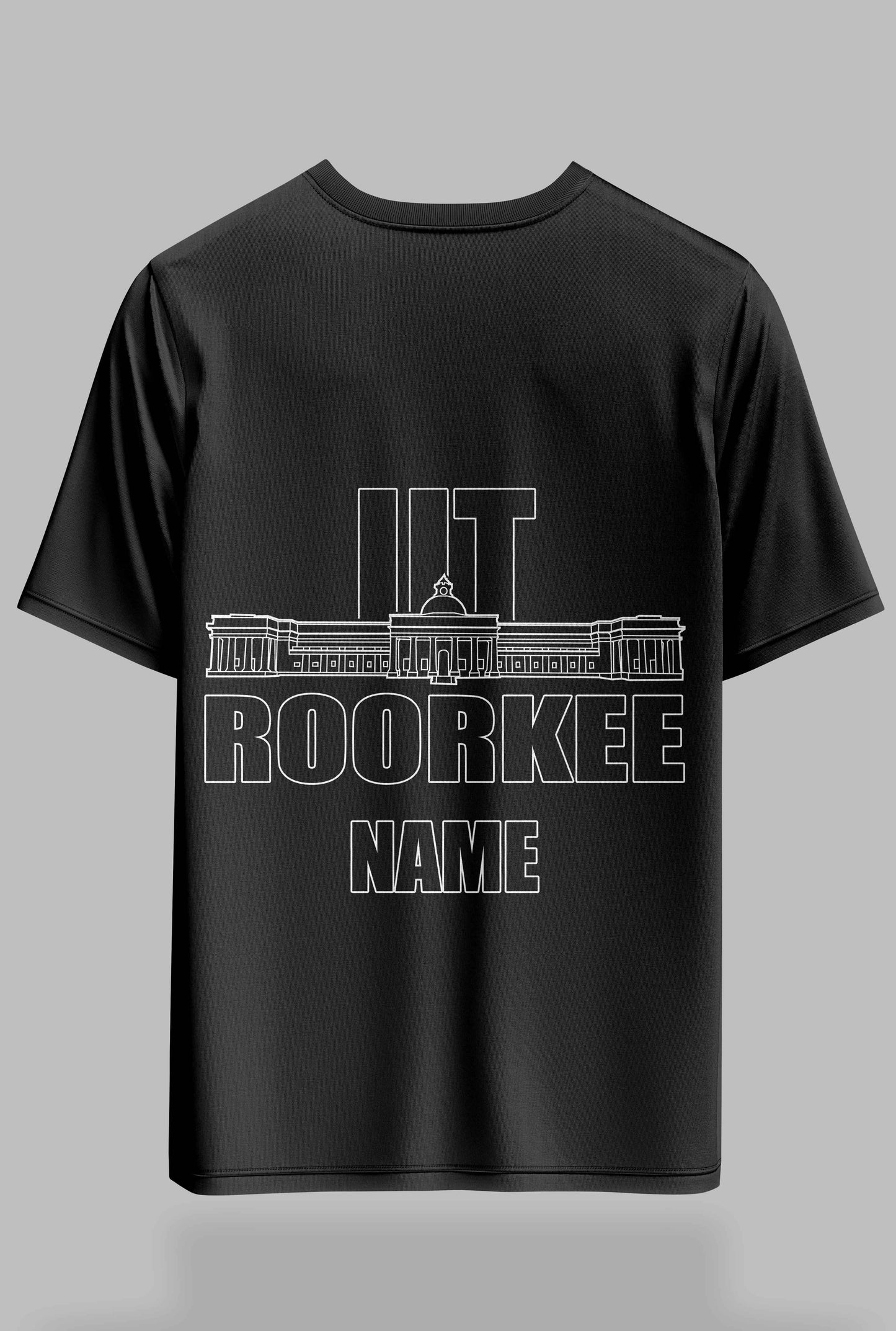IIT Roorkee oversized tee – KS Verse – detail view