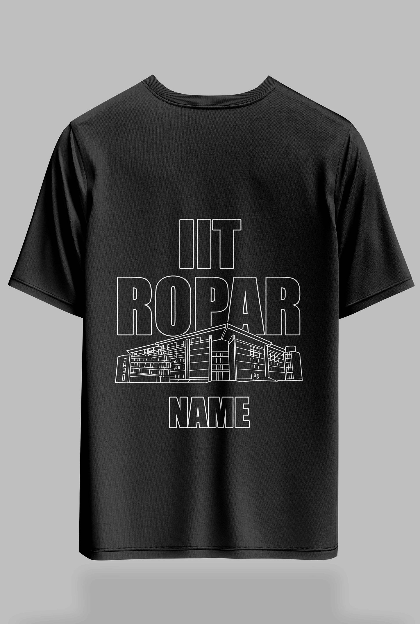 IIT Ropar Signature Drop (Print Your Name)β 240GSM Oversized Tee