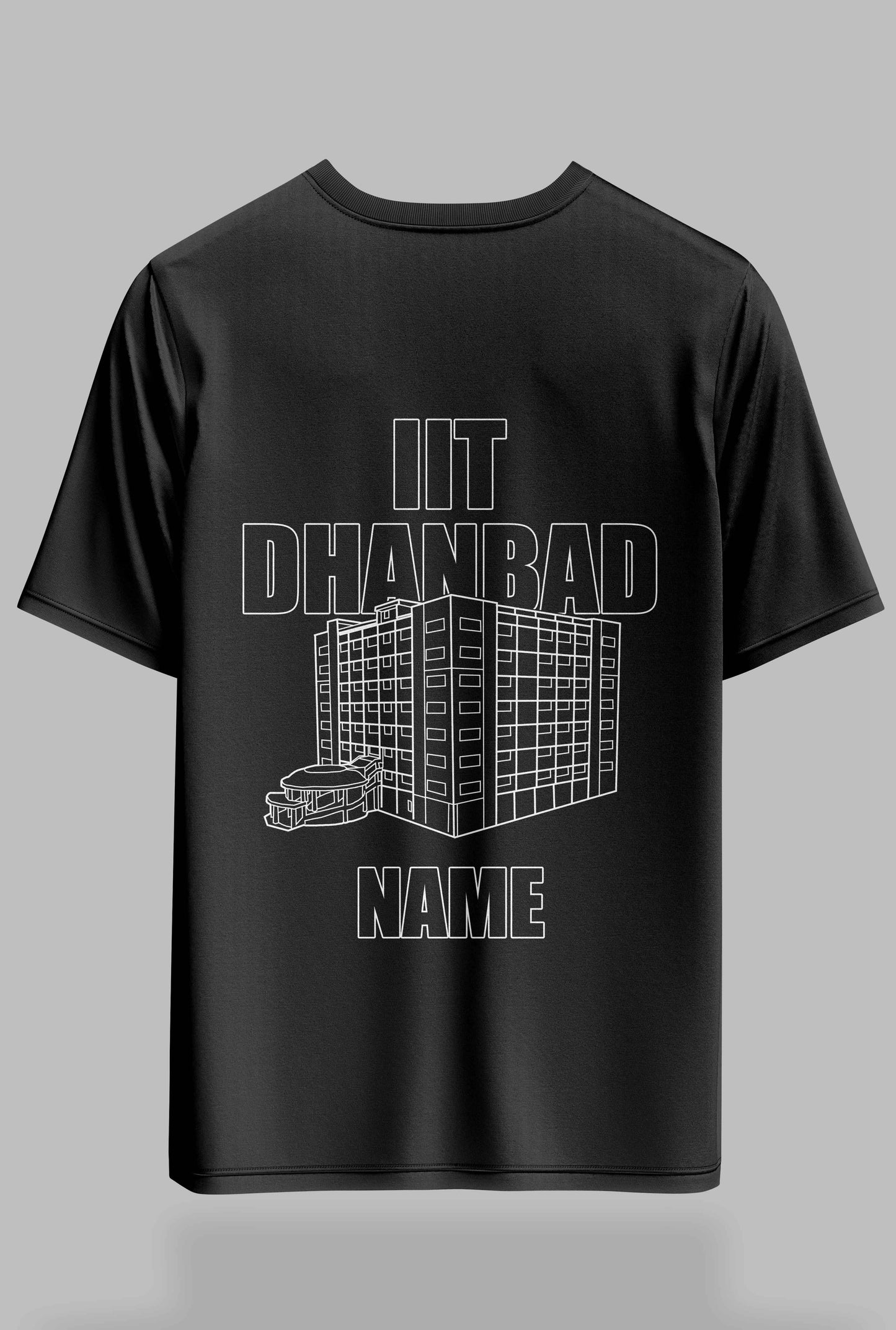 IIT Dhanbad Signature Drop (Print Your Name)β 240GSM Oversized Tee