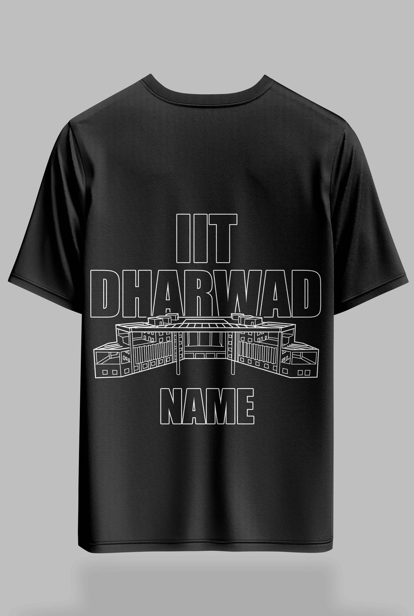 IIT Dharwad Signature Drop (Print Your Name)β 240GSM Oversized Tee
