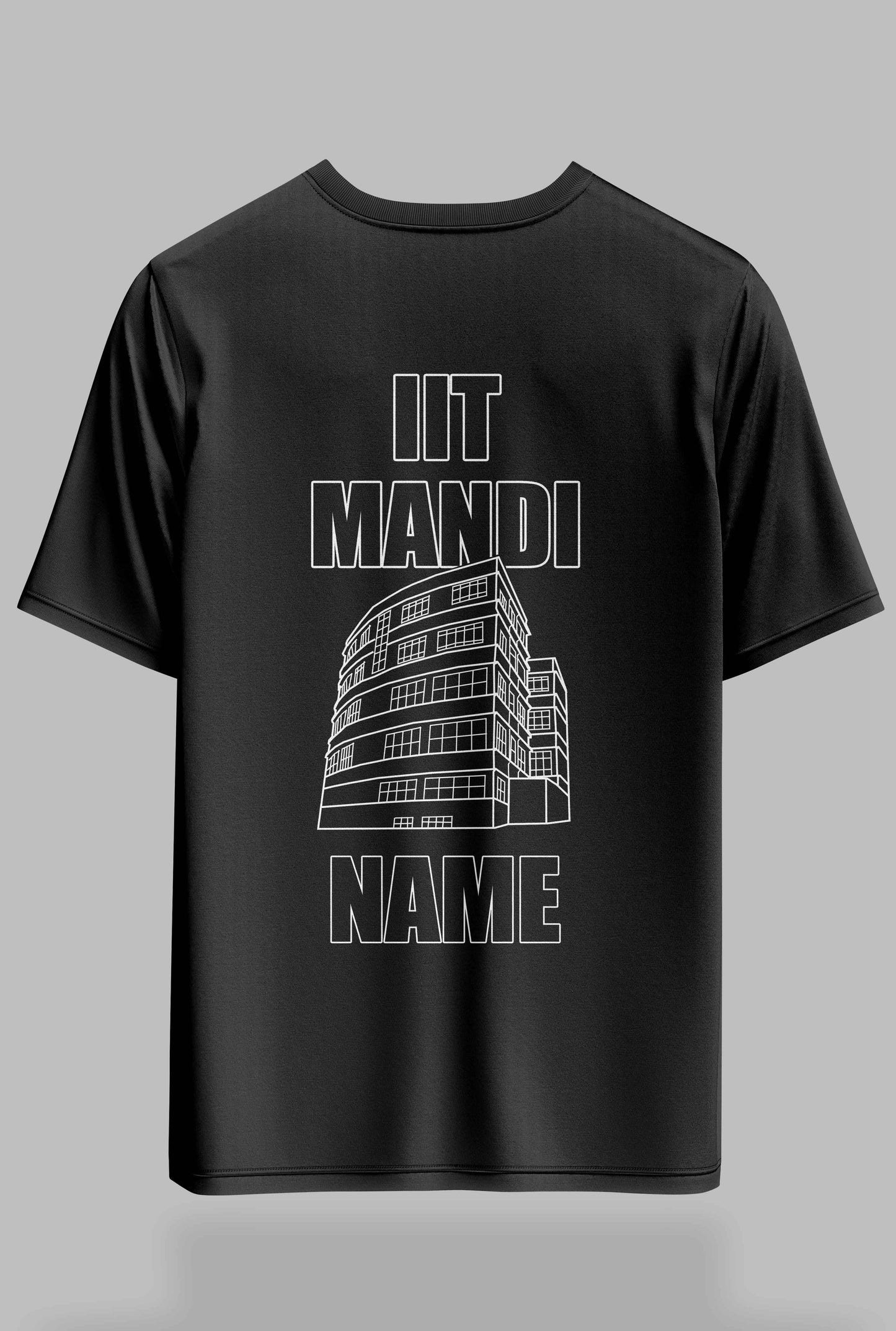 IIT Mandi Signature Drop (Print Your Name)β 240GSM Oversized Tee