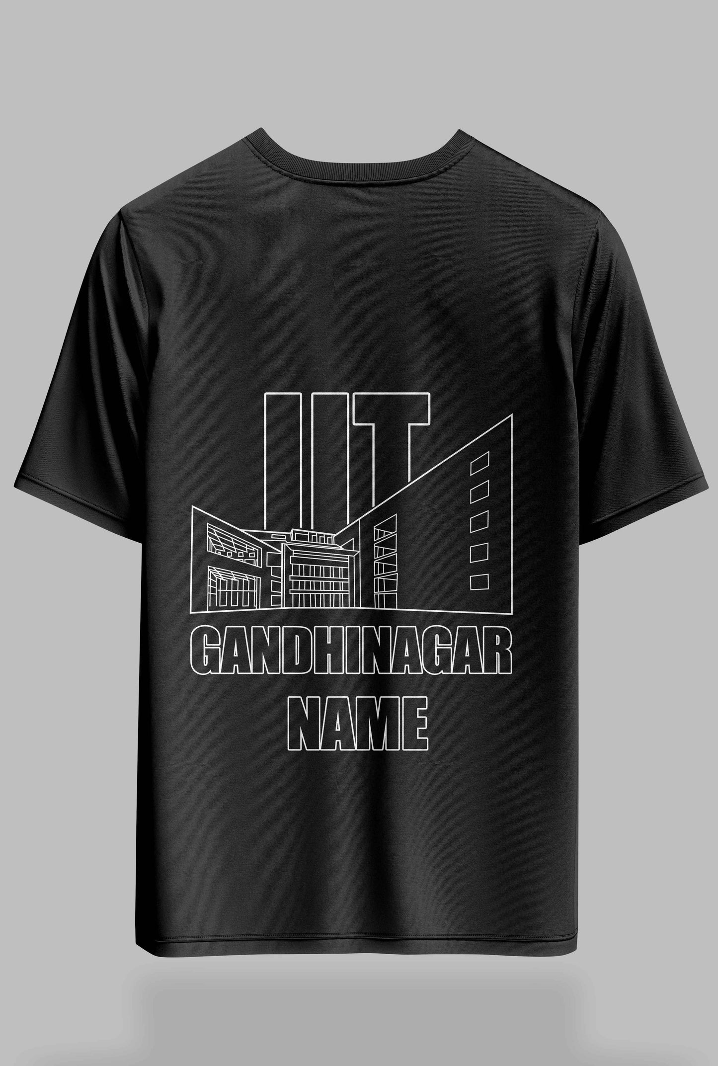 IIT Gandhinagar Signature Drop (Print Your Name)β 240GSM Oversized Tee