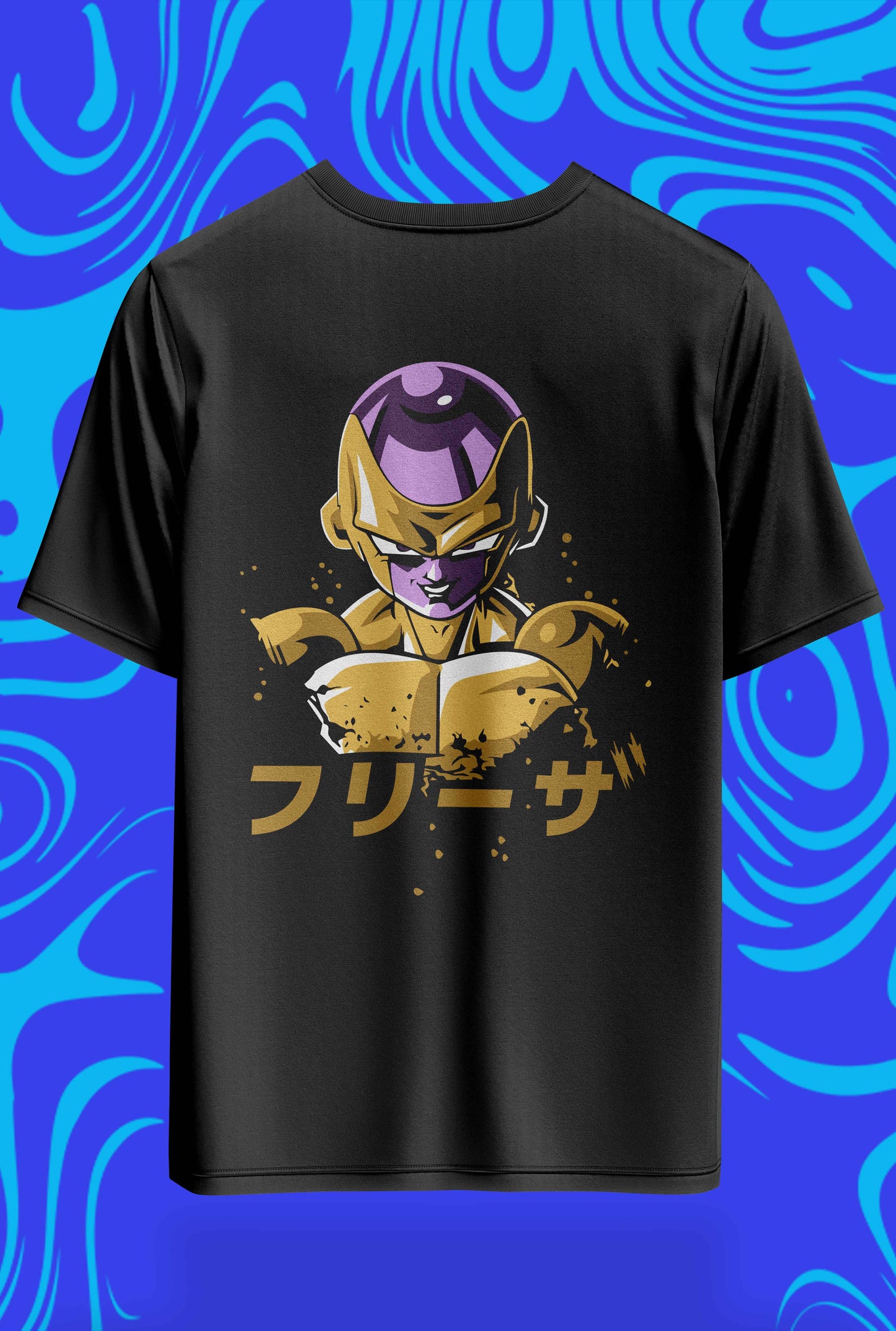 Golden Tyrant Frieza Oversized Tee – 240GSM Archive