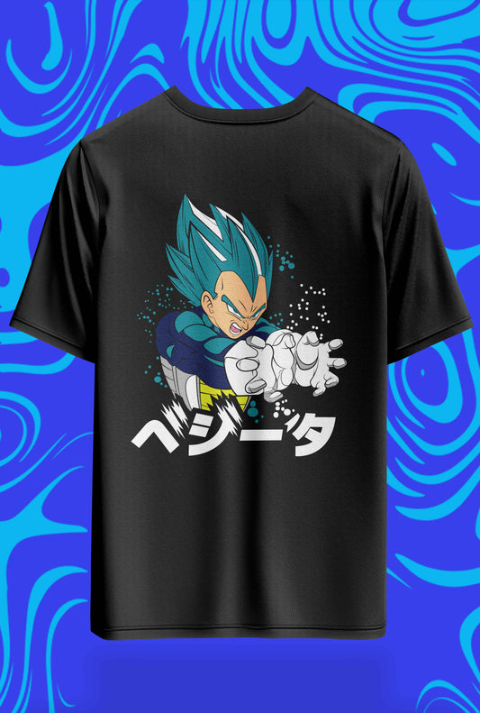 Unwavering Pride Vegeta Oversized Tee – 240GSM Archive
