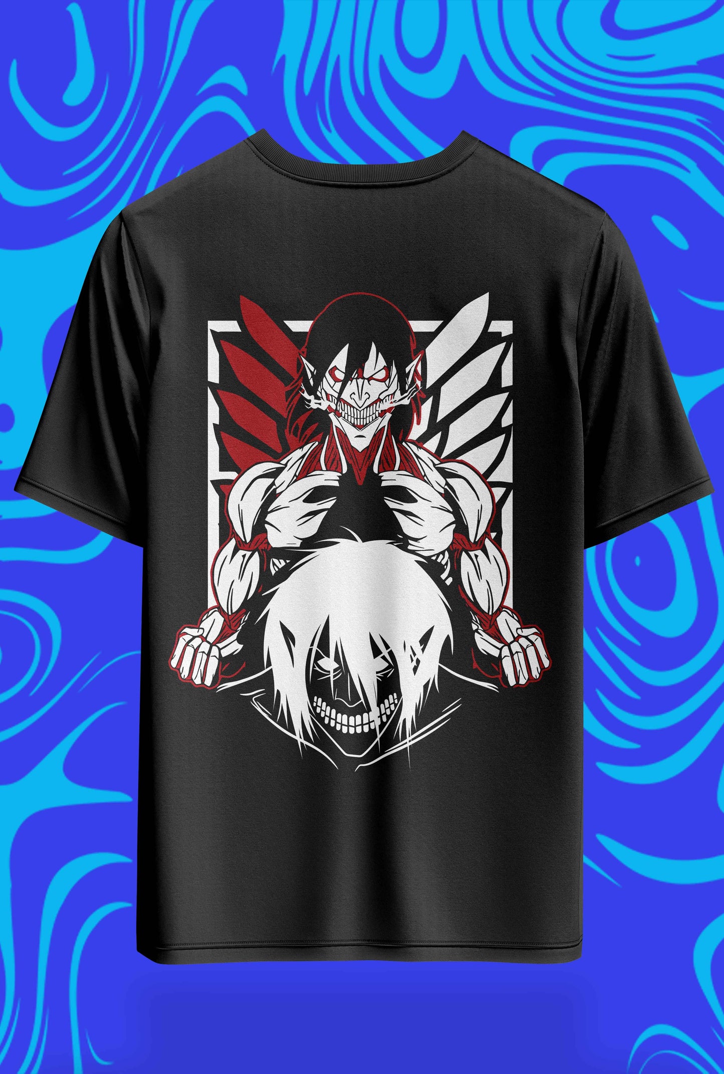 Crimson Vanguard Oversized Tee - 240GSM Archive