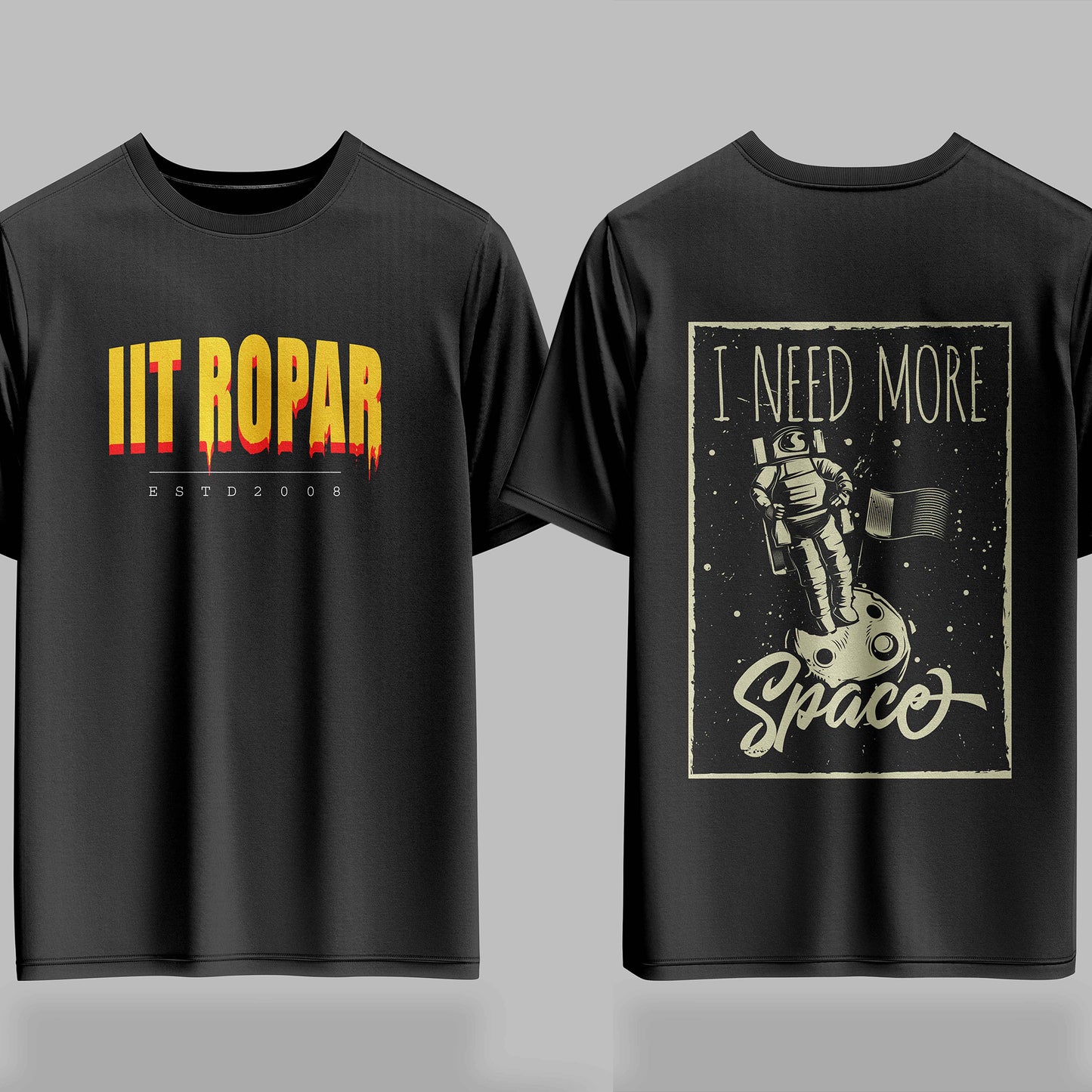 IIT Ropar Gravity Drop - 240GSM Oversized Tee