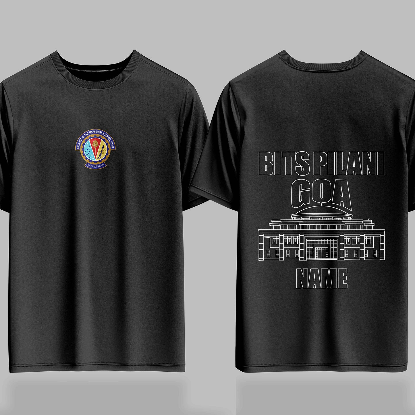 BITS Goa Signature Drop (Print Your Name)β 240GSM Oversized Tee