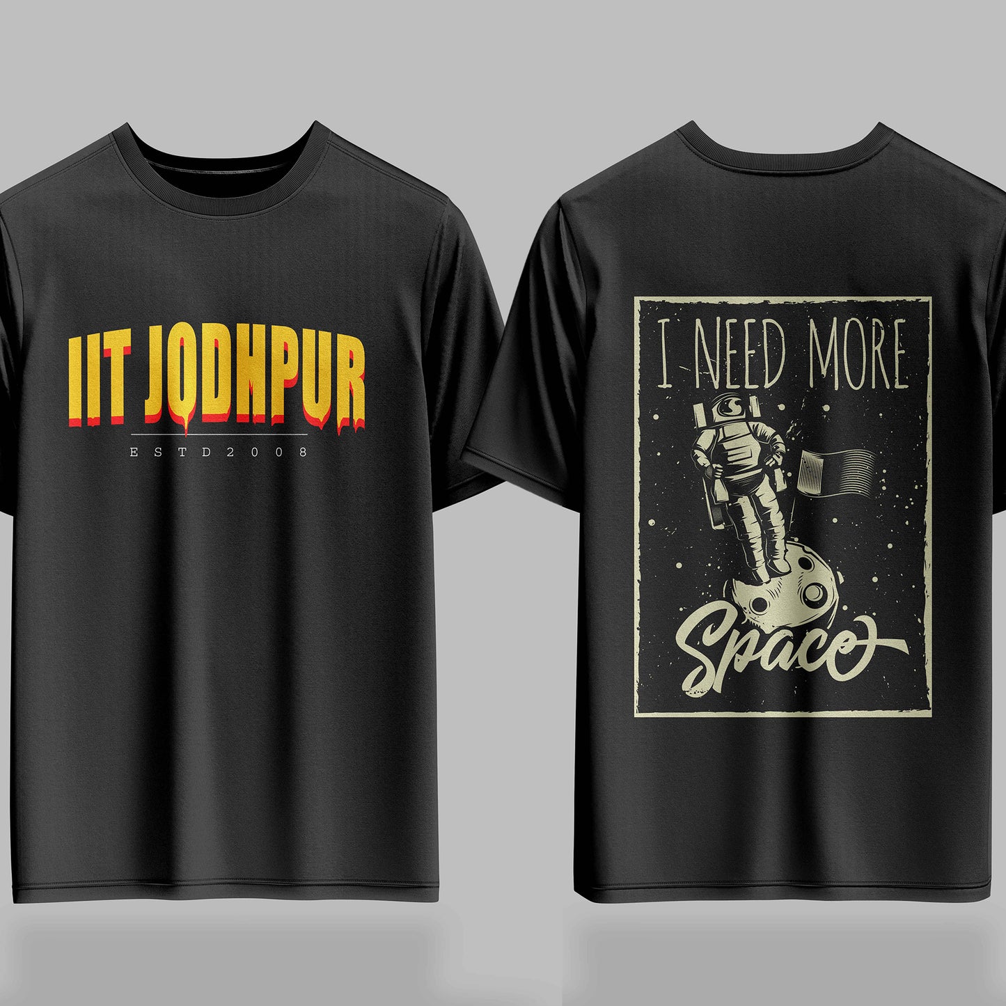 IIT Jodhpur Gravity Drop - 240GSM Oversized Tee