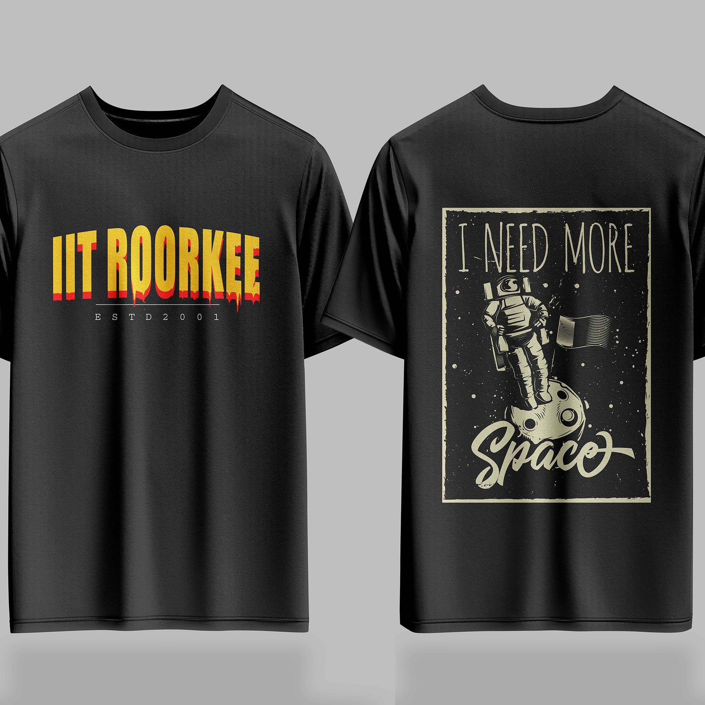 IIT Roorkee Gravity Drop - 240GSM Oversized Tee