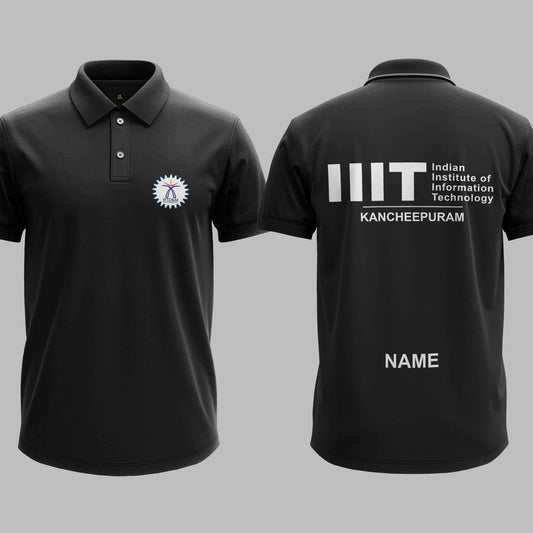 The IIIT Kancheepuram Minimalist Polo Tee - 200GSM