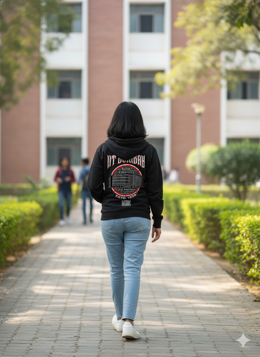 IIT Bombay Legacy Armour Zipper Jacket (Print Your Name) – 320GSM
