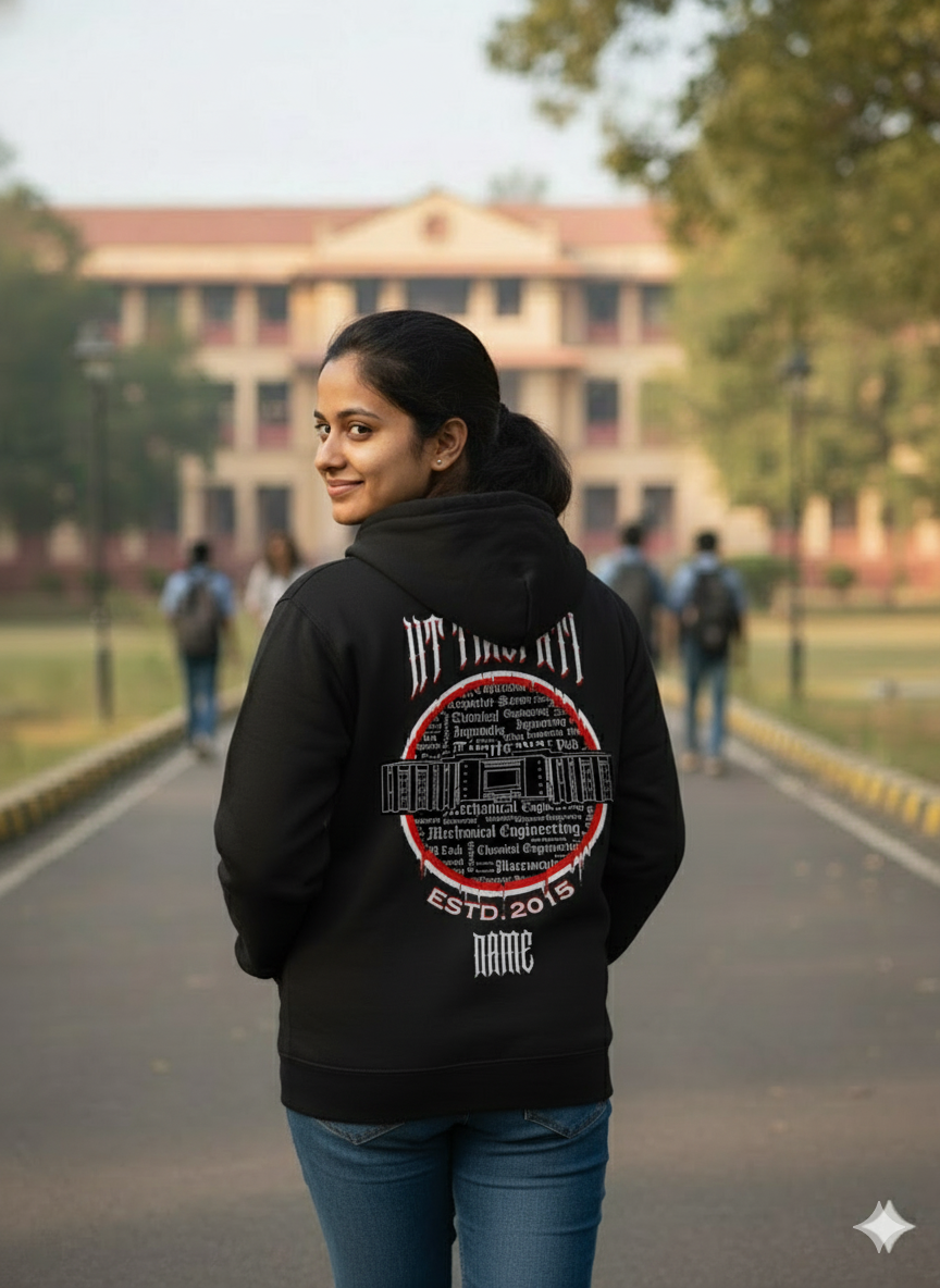 IIT Tirupati Legacy Armour Zipper Jacket (Print Your Name) – 320GSM
