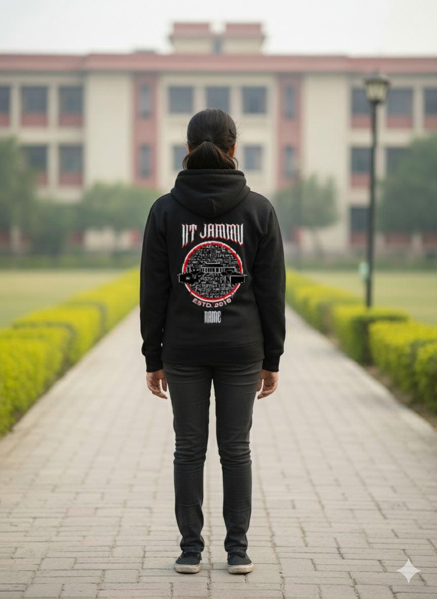 IIT Jammu Legacy Armour Zipper Jacket (Print Your Name) – 320GSM
