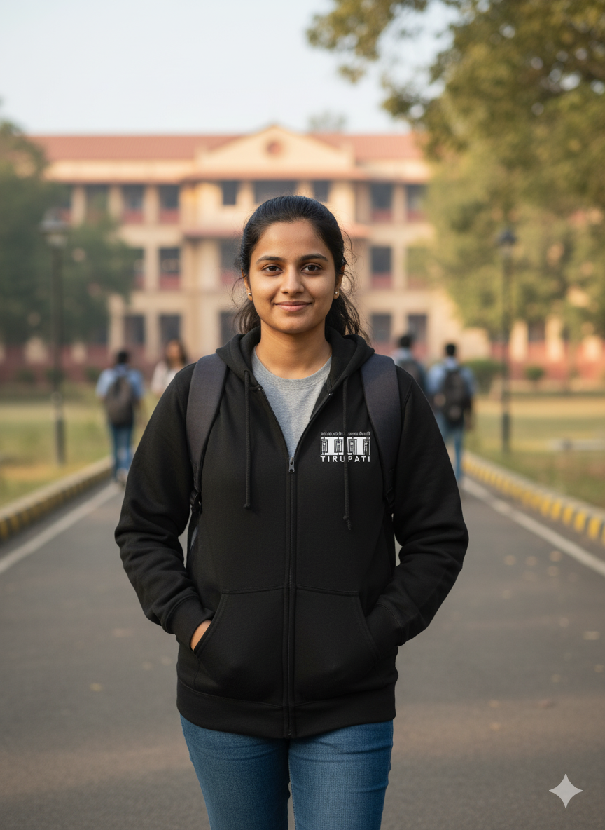 IIT Tirupati Legacy Armour Zipper Jacket (Print Your Name) – 320GSM