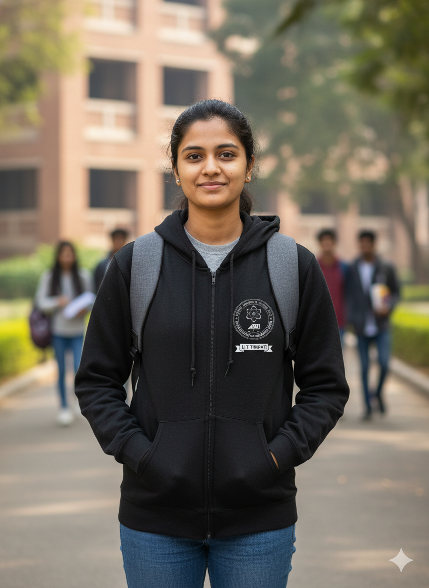 IIT Patna Legacy Armour Zipper Jacket (Print Your Name) – 320GSM