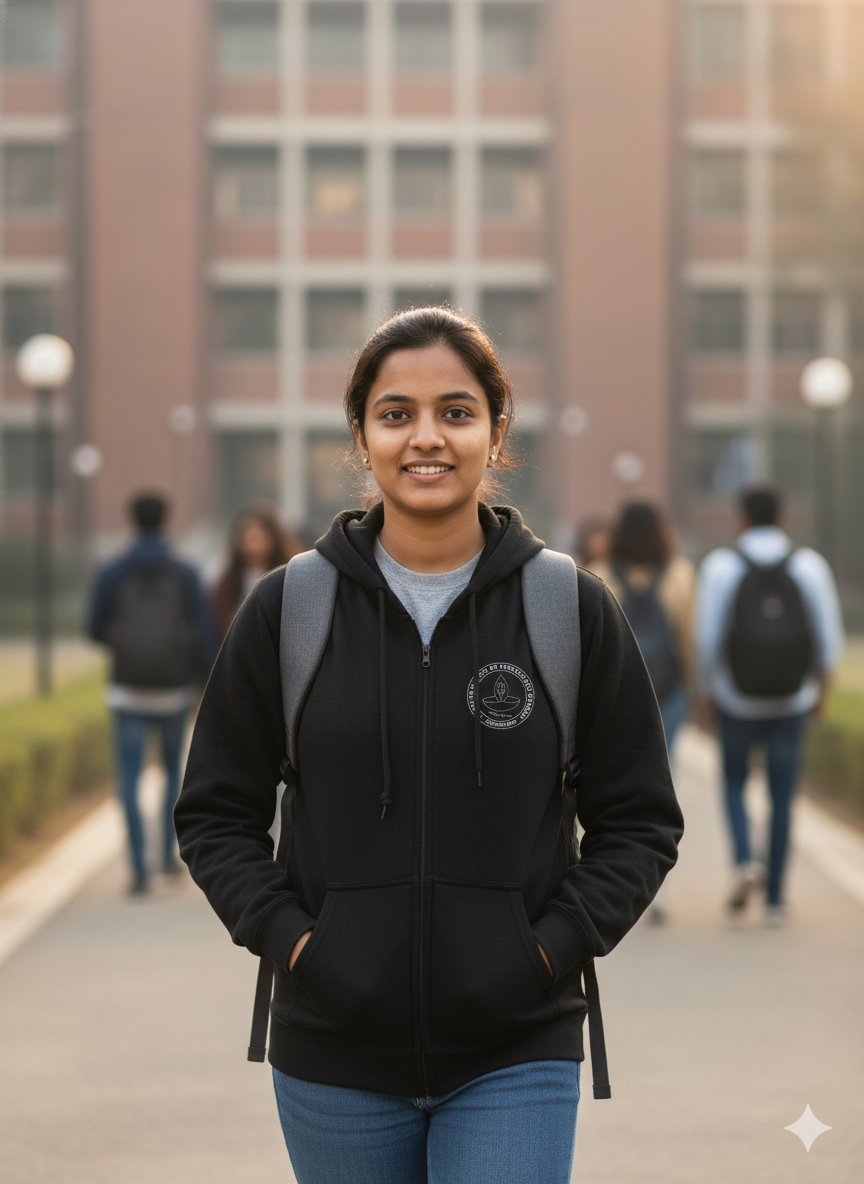 IIT Madras Legacy Armour Zipper Jacket (Print Your Name) – 320GSM