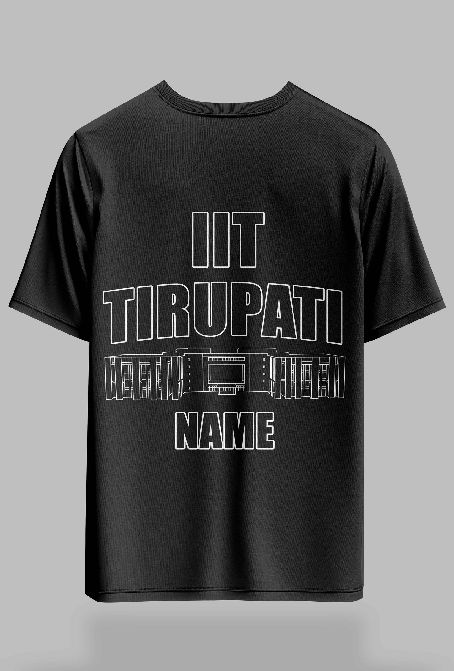 IIT Tirupati Signature Drop (Print Your Name)– 240GSM Oversized Tee