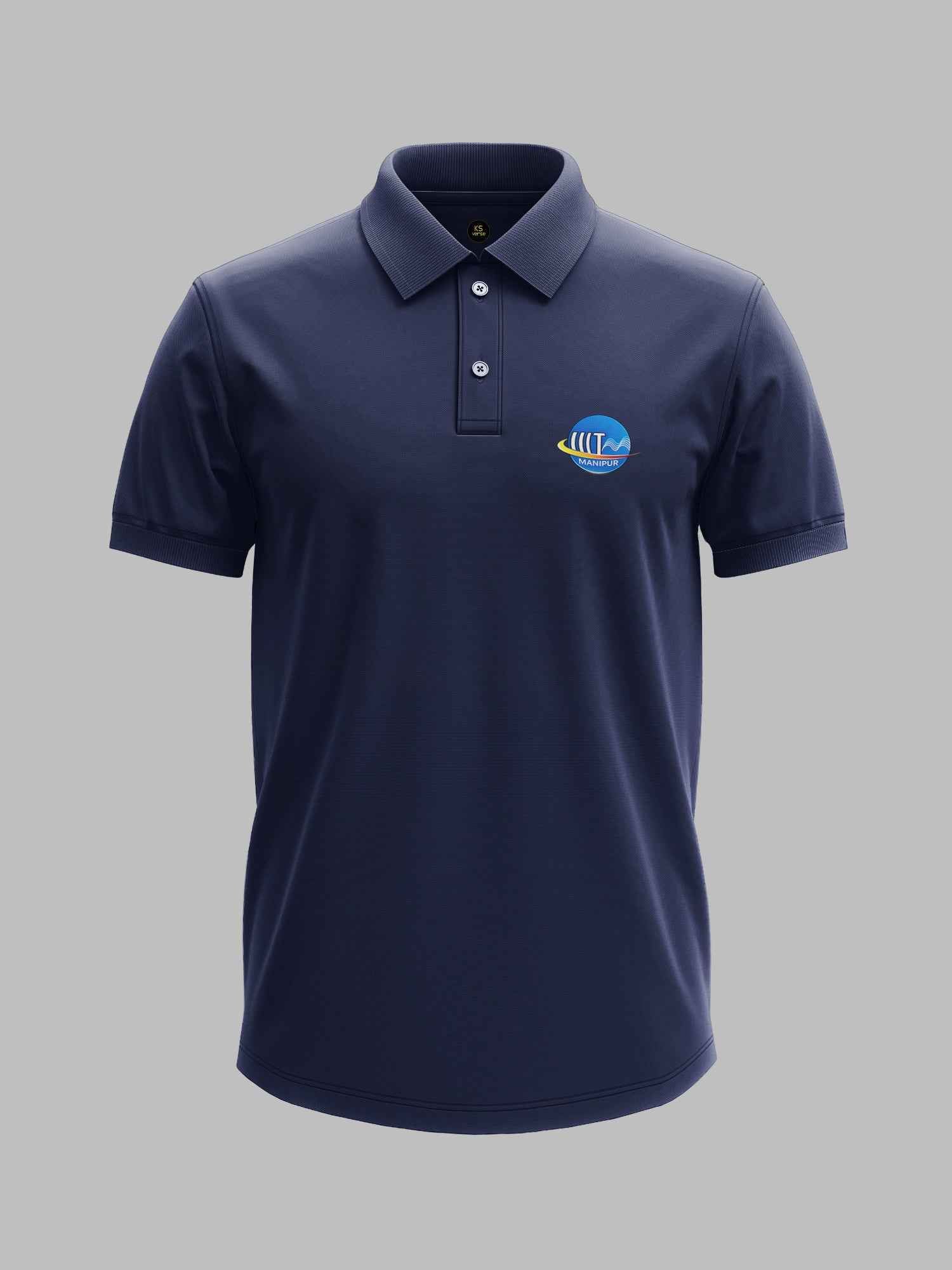 The IIIT Manipur Minimalist Polo Tee - 200GSM