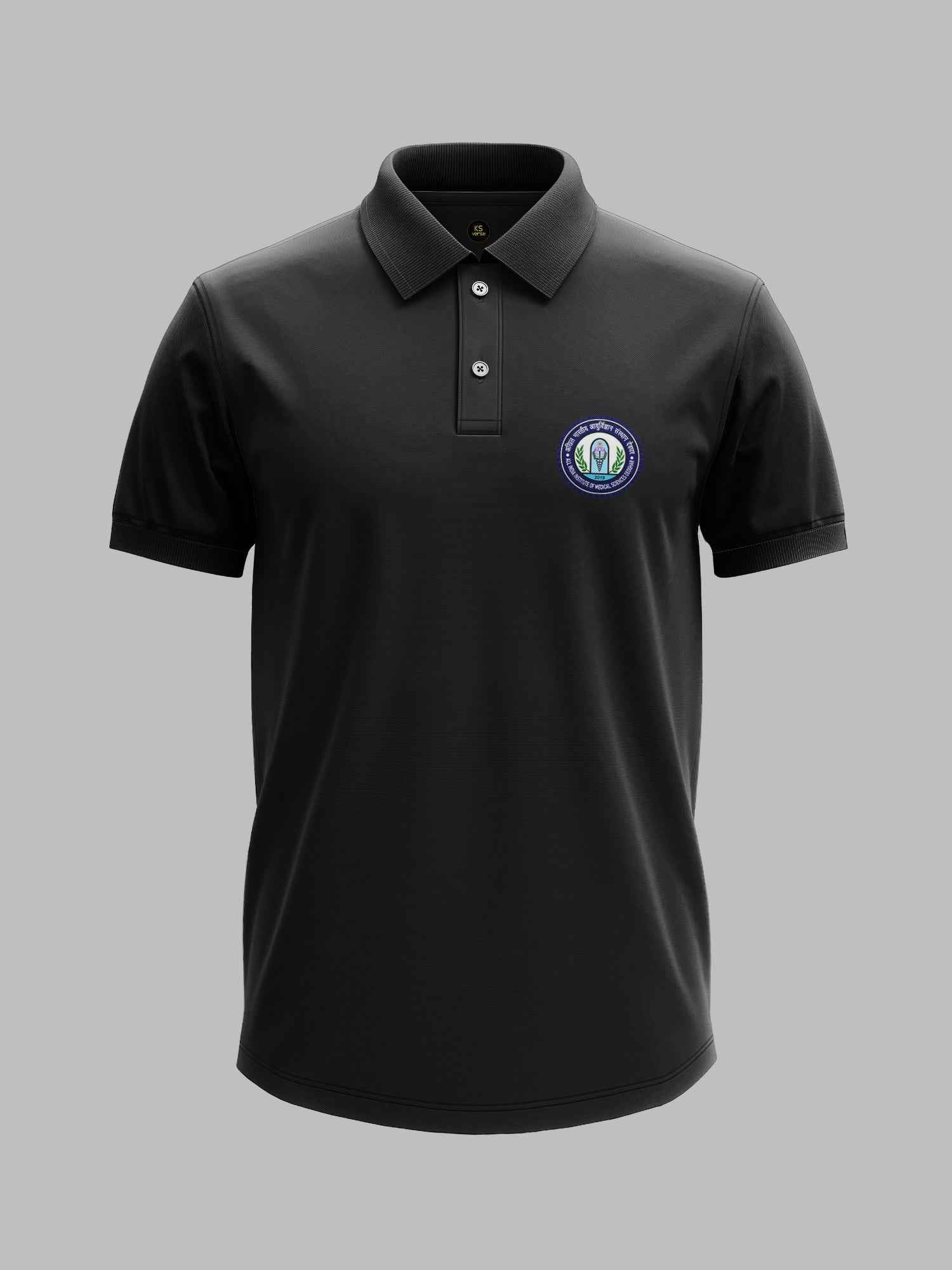 The AIIMS Deoghar Minimalist Polo Tee - 200GSM