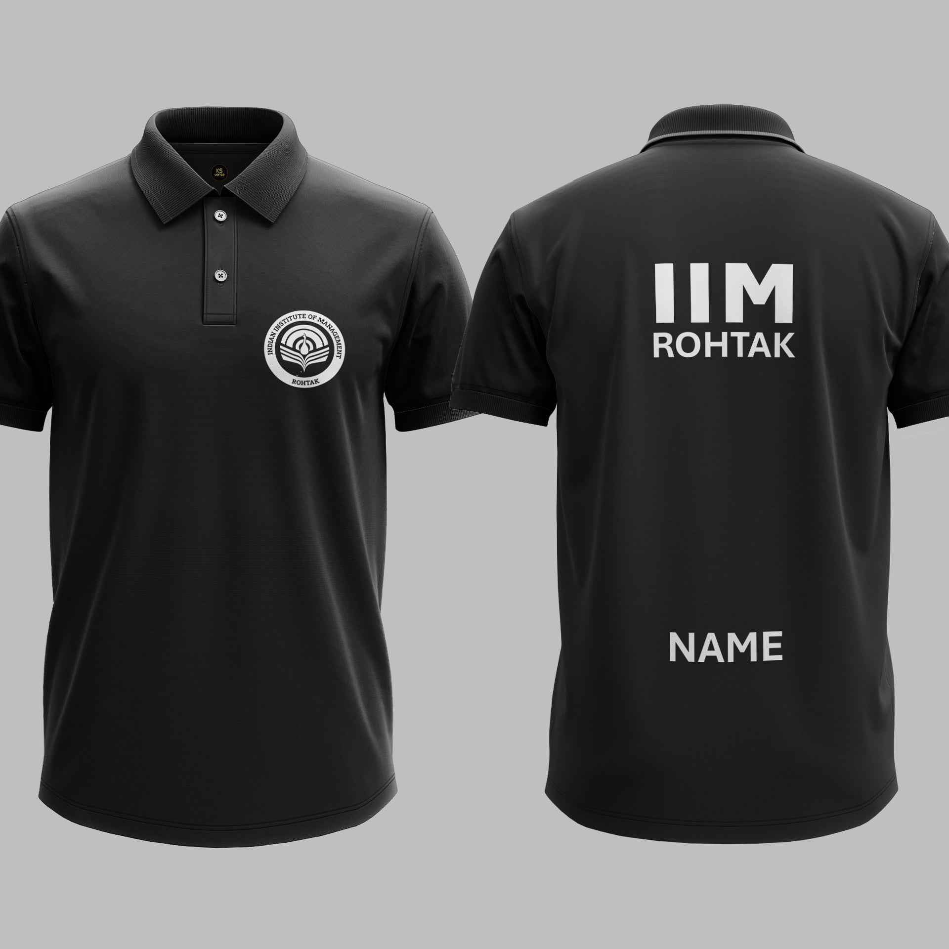 The IIM Rohtak Heritage Polo Tee - 200GSM