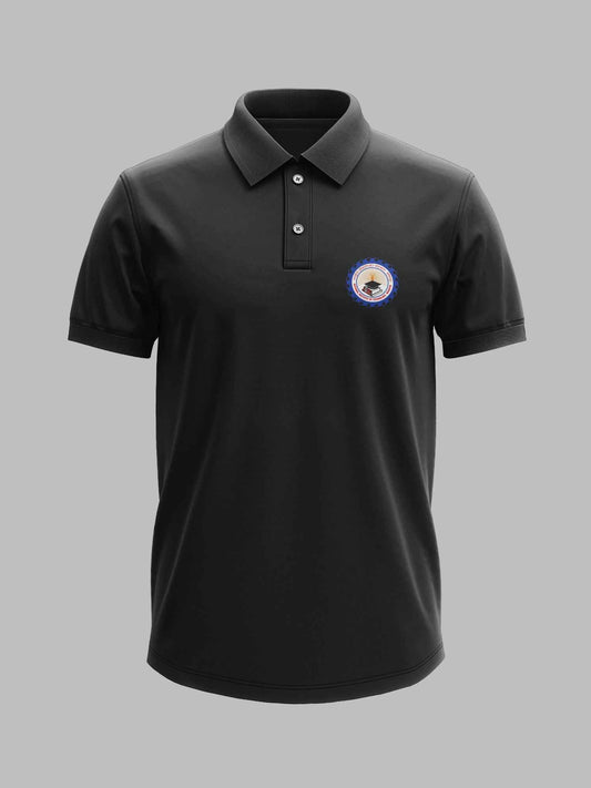 NIT Manipur Minimalist polo tee – KS Verse – detail view