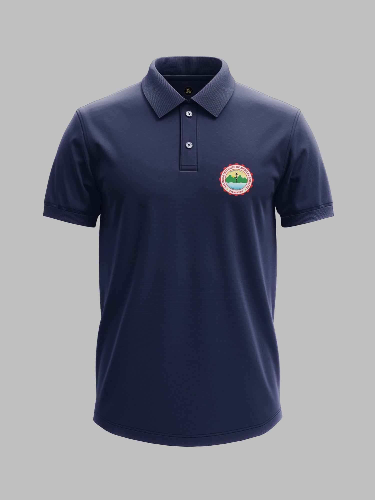 The AIIMS Rishikesh Minimalist Polo Tee - 200GSM