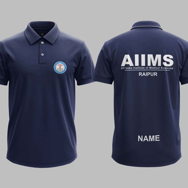 The AIIMS Raipur Minimalist Polo Tee - 200GSM