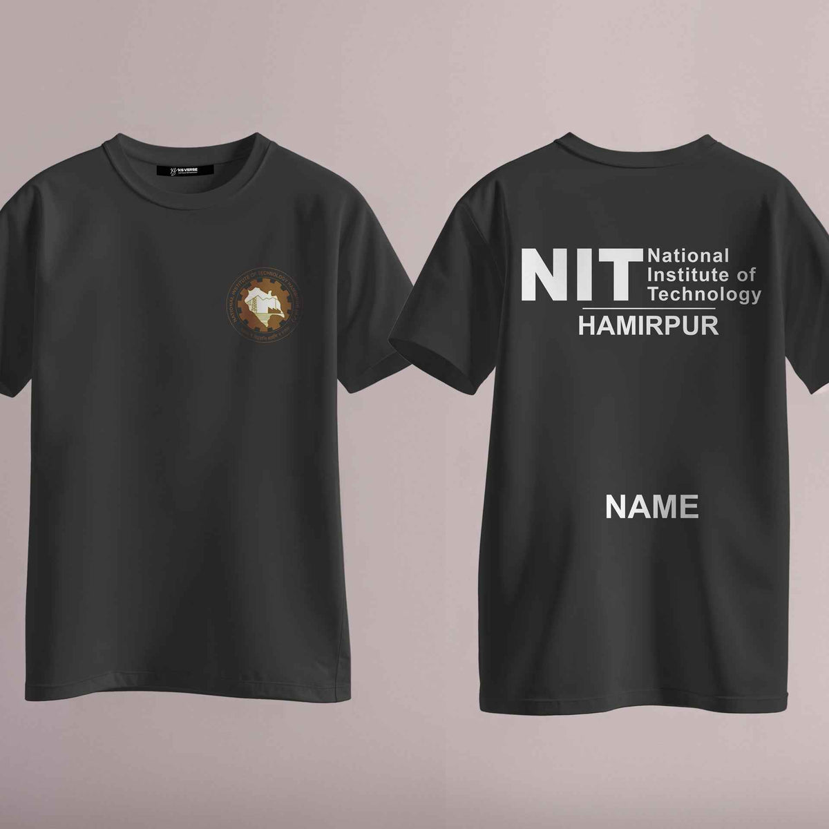 The NIT Hamirpur Minimalist Round Neck Tee - 210GSM