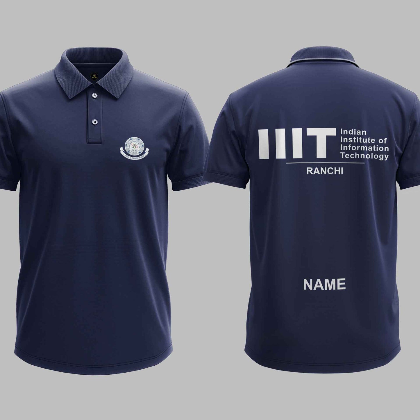 The IIIT Ranchi Minimalist Polo Tee - 200GSM