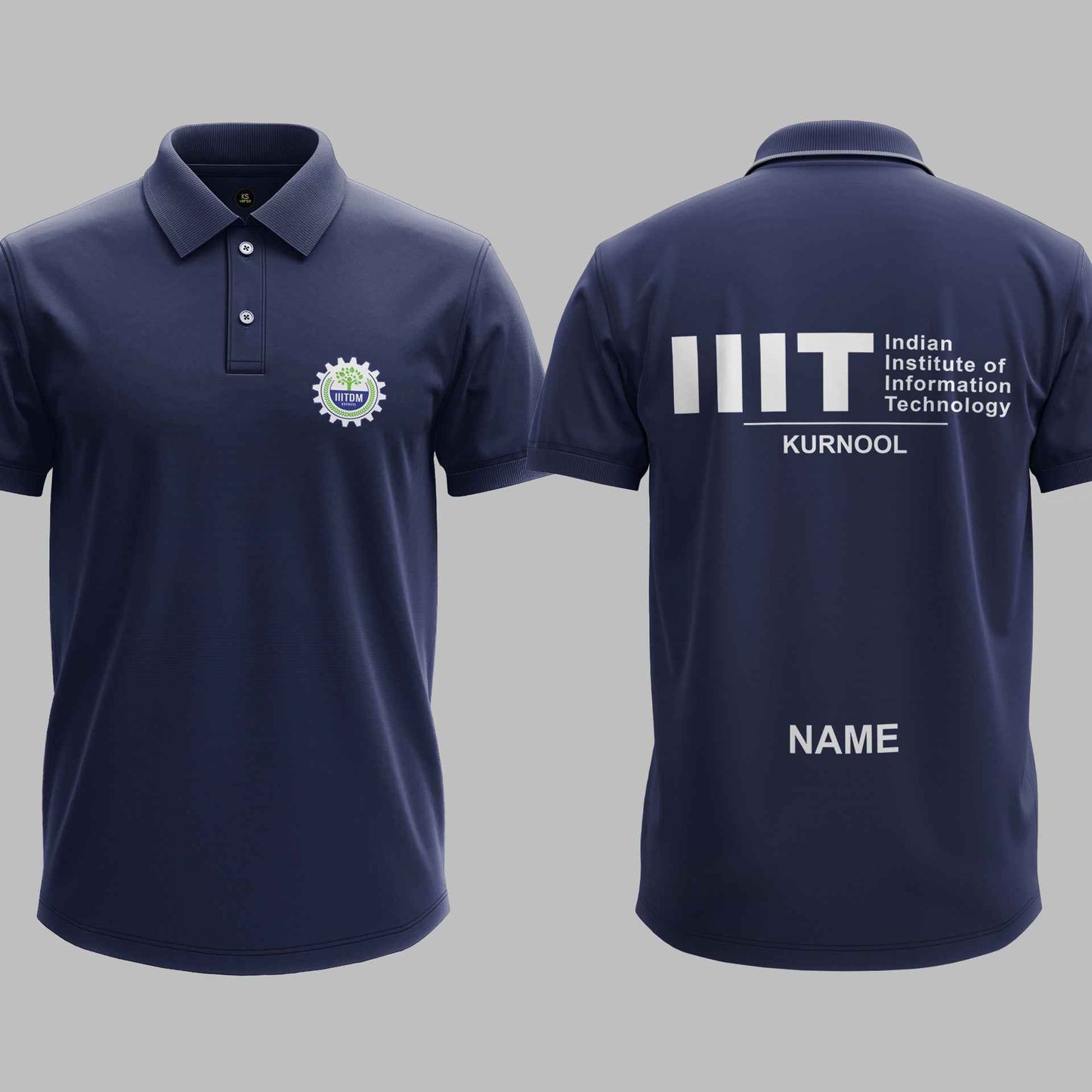 The IIIT Kurnool Minimalist Polo Tee - 200GSM