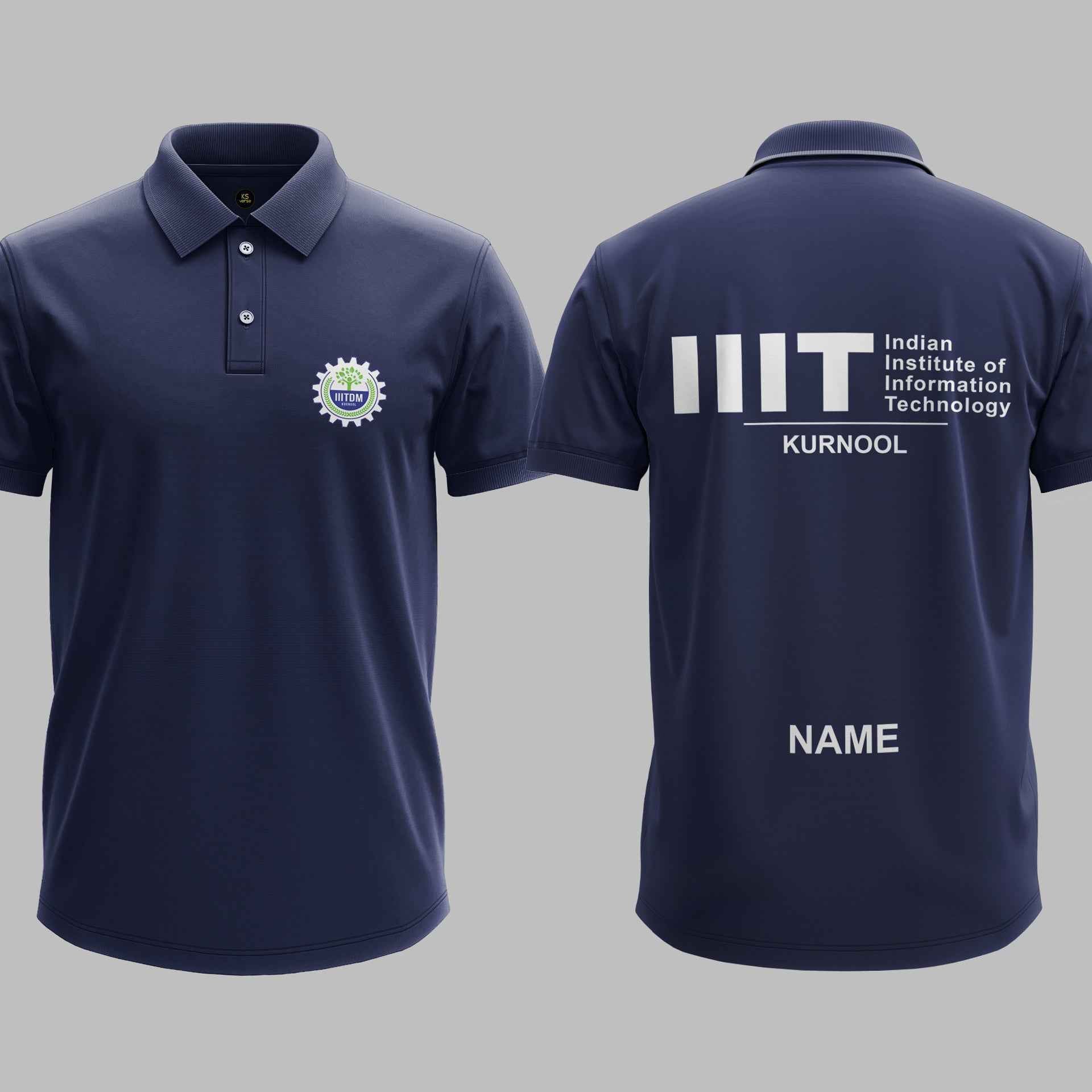 The IIIT Kurnool Minimalist Polo Tee - 200GSM