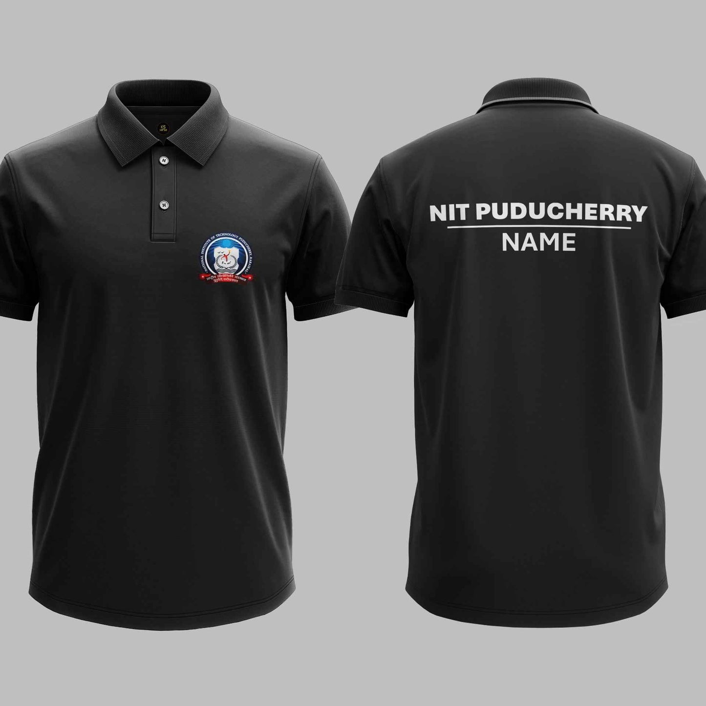 The NIT Puducherry Prestige Polo Tee - 200GSM