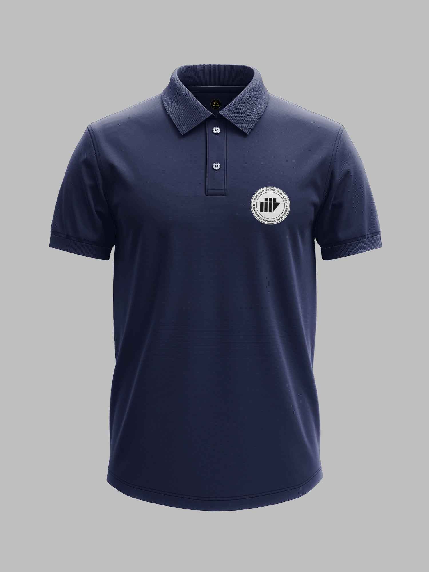 The IIIT Vadodara Minimalist Polo Tee - 200GSM