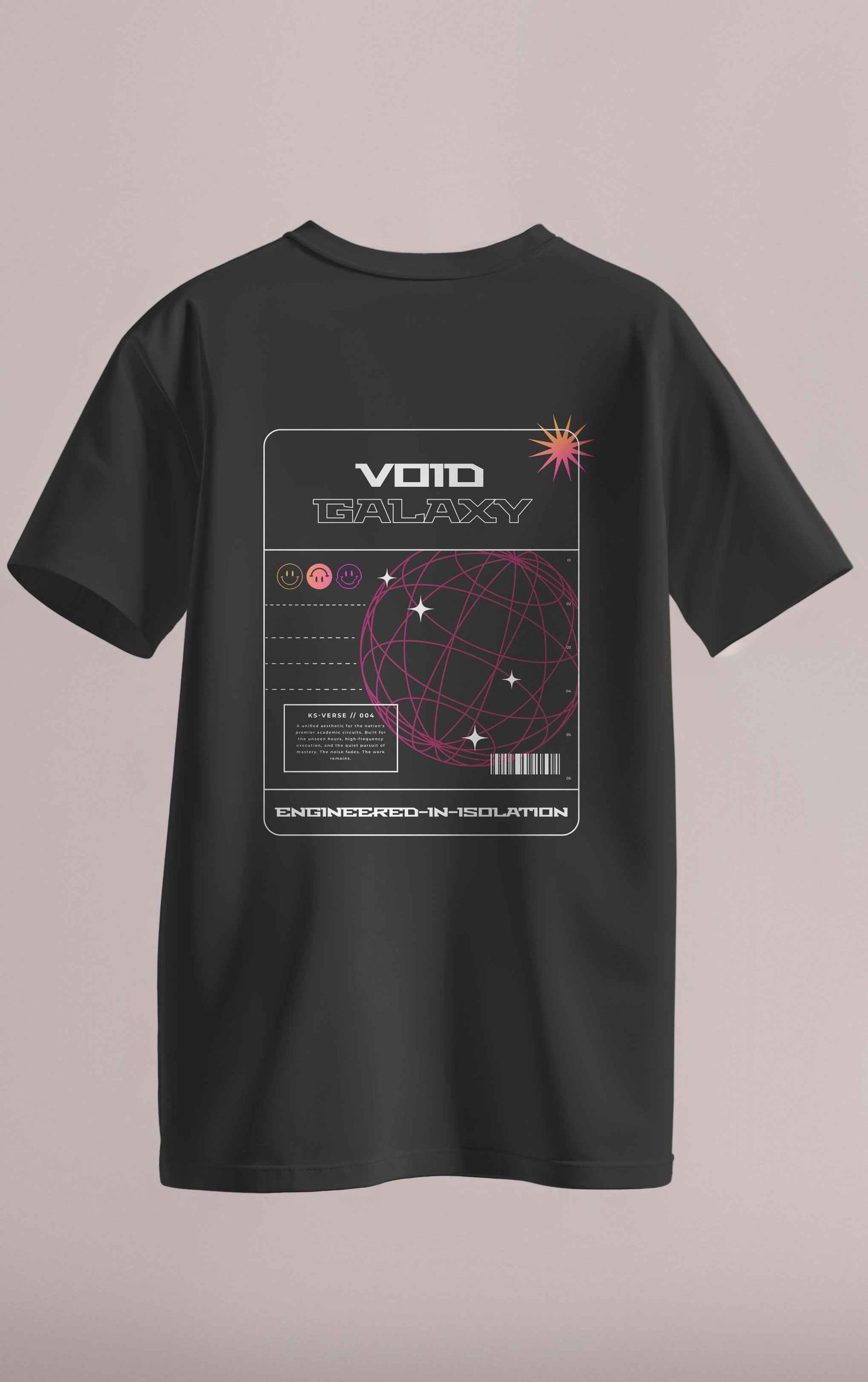 The NIT Trichy Void Galaxy Round Neck Tee - 210GSM