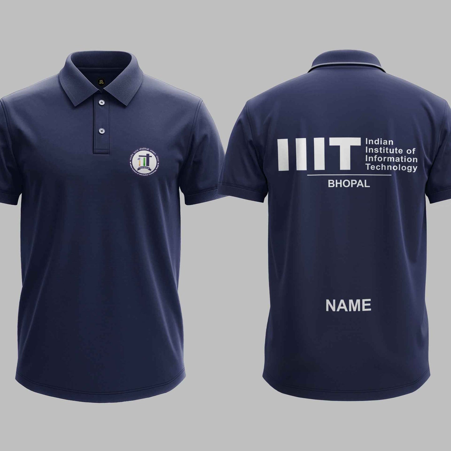 The IIIT Bhopal Minimalist Polo Tee - 200GSM
