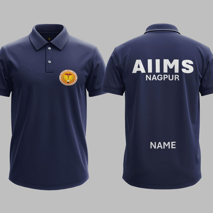 The AIIMS Nagpur Heritage Polo Tee