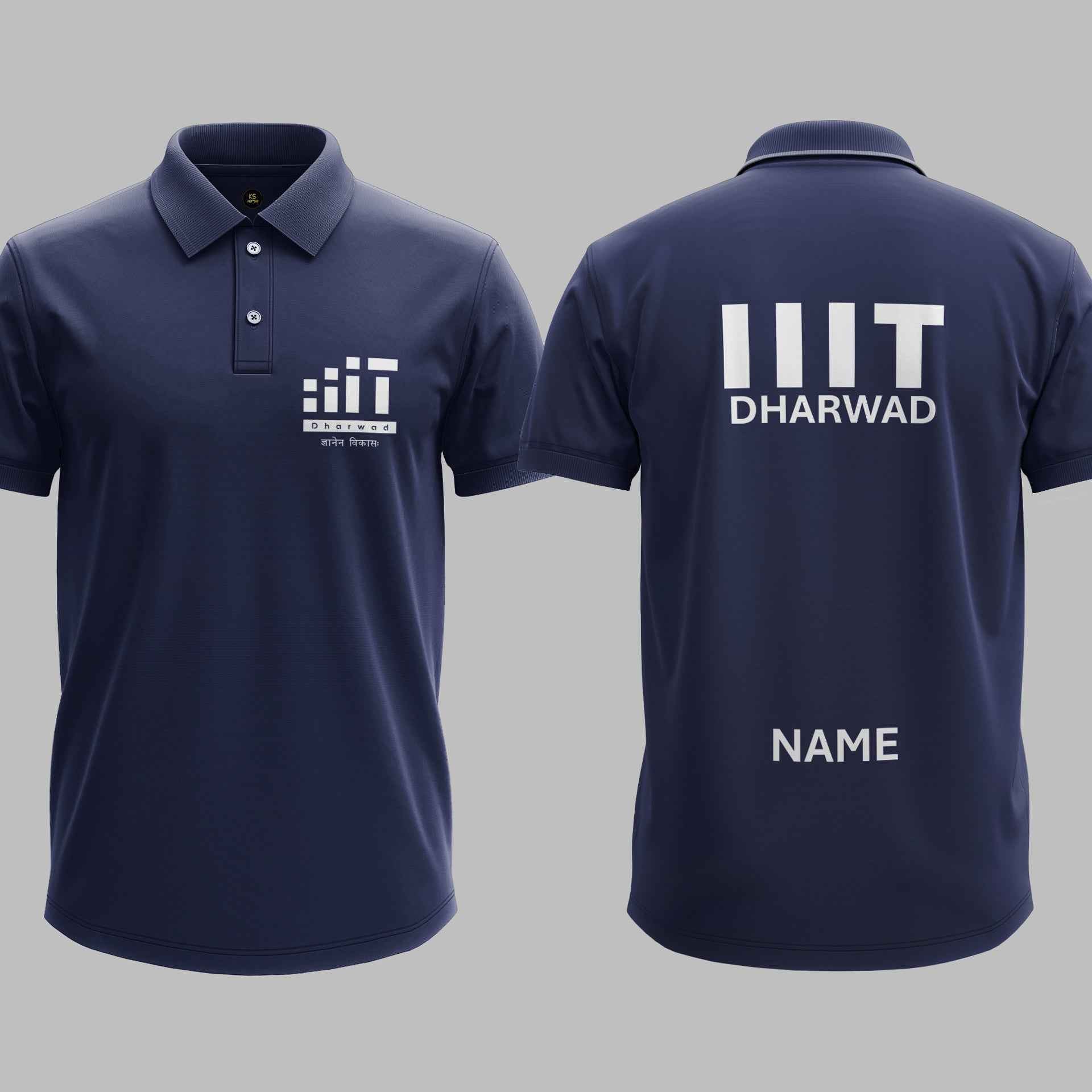 The IIIT Dharwad Heritage Polo Tee
