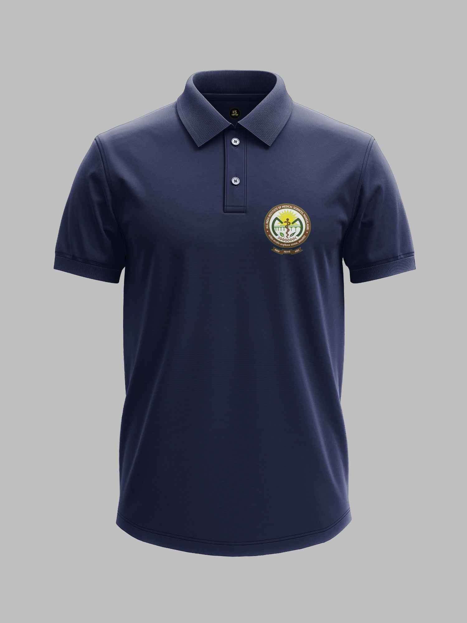 The AIIMS Mangalagiri Prestige Polo Tee - 200GSM